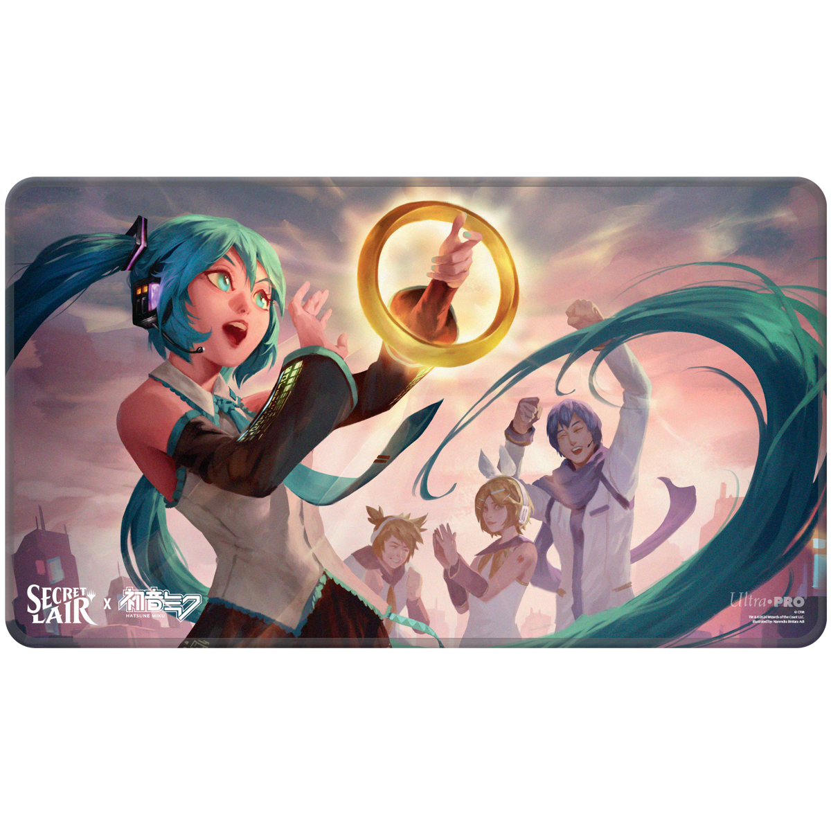 Ultra Pro Secret Lair Hatsune Miku Stitched Edge Playmat for Magic