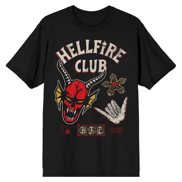 Stranger Things Hellfire Club Unisex Graphic T-Shirt GameStop Exclusive