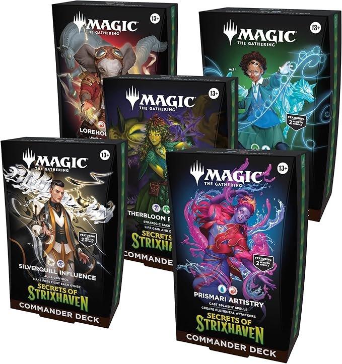 Magic: The Gathering Secrets of Strixhaven Commander Deck (Deck May Vary)
