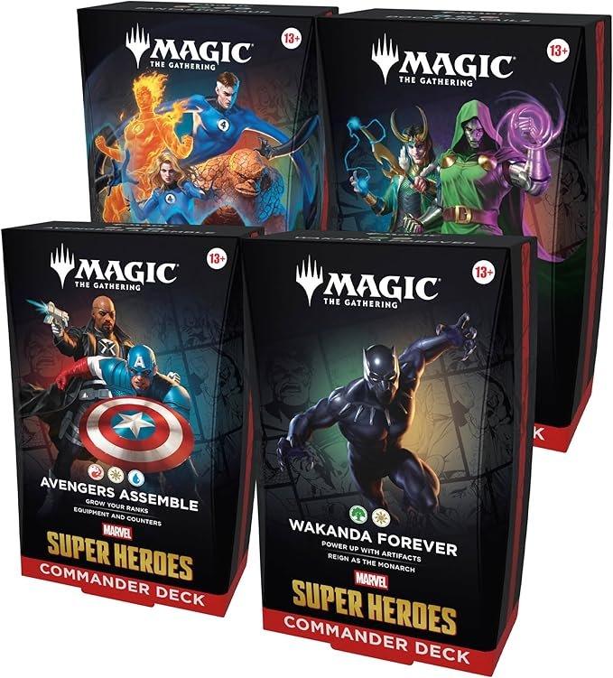 gamestop mtg commander deck Magic: The Gathering Marvel Super Heroes Commander Deck (Styles May Vary)