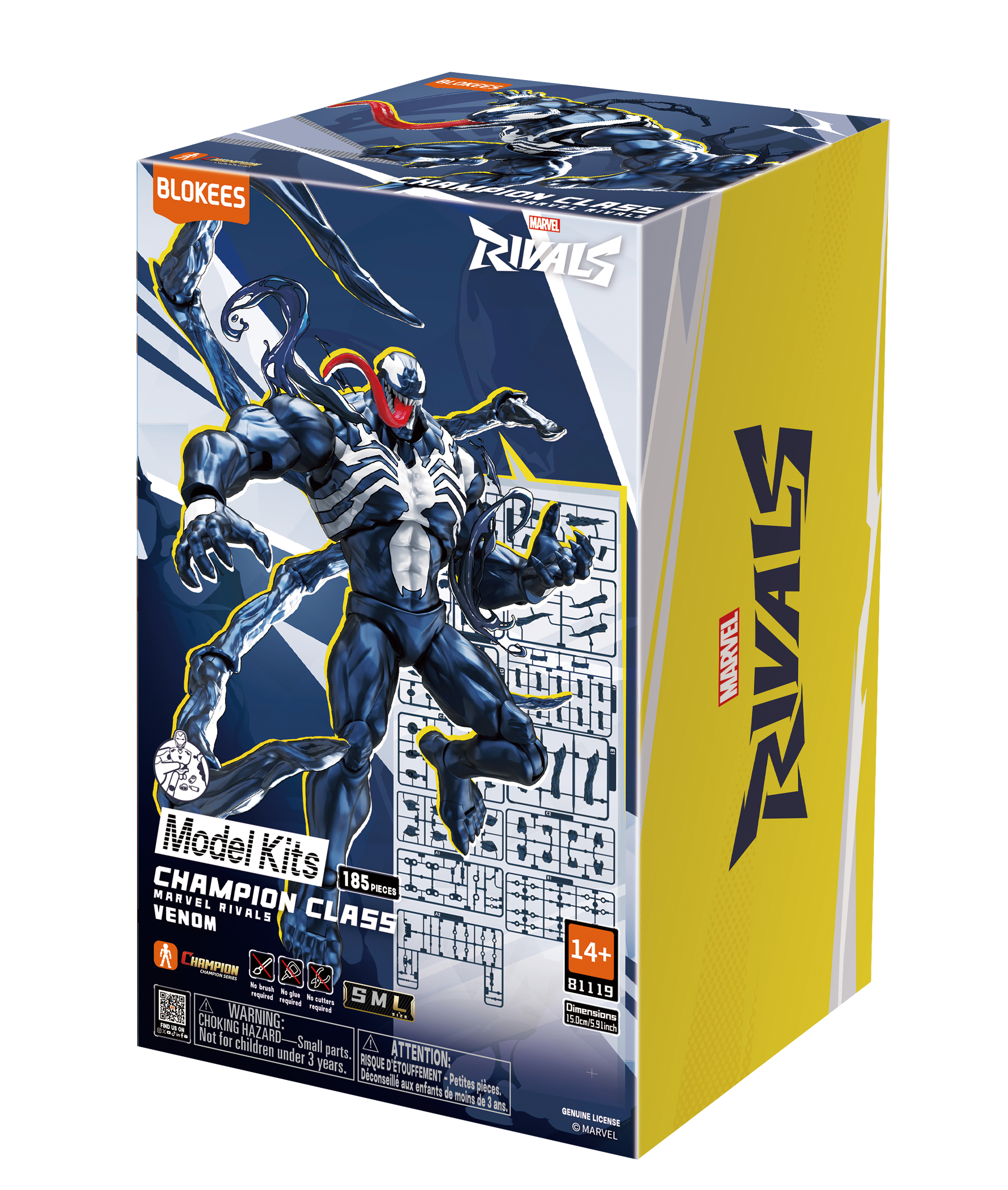 Blokees Marvel Rivals Champion Class CC08 Venom Model Kit