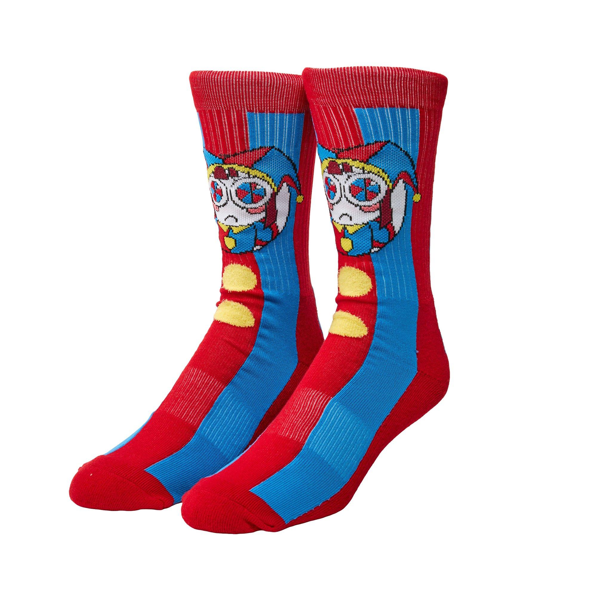 The Amazing Digital Circus Pomni Crew Socks GameStop Exclusive