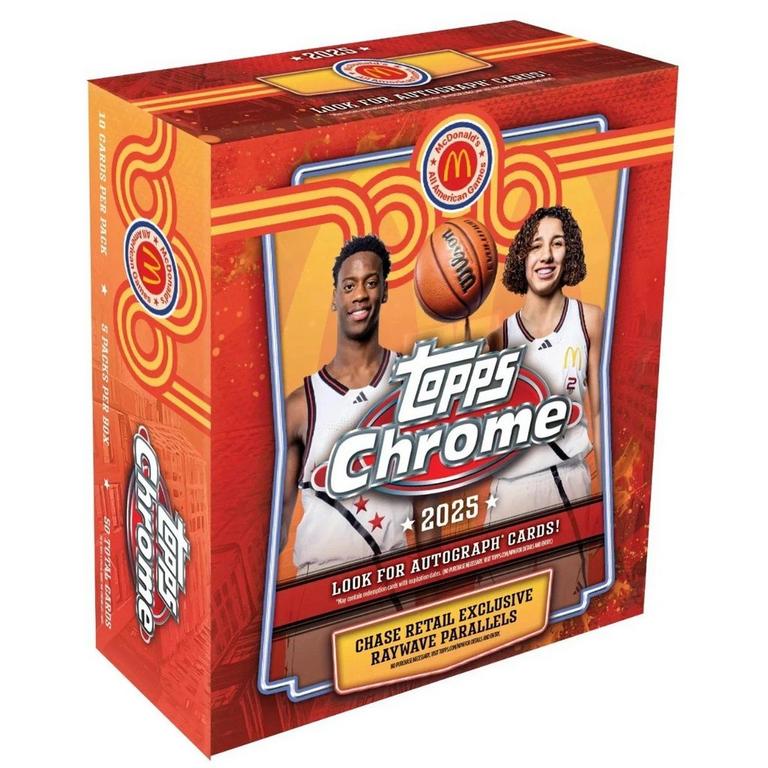 2025 Topps NCAA McDonald's All American Chrome Mega Box