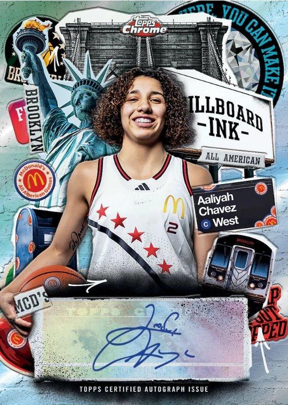 2025 Topps McDonald’s All American Chrome Mega Box