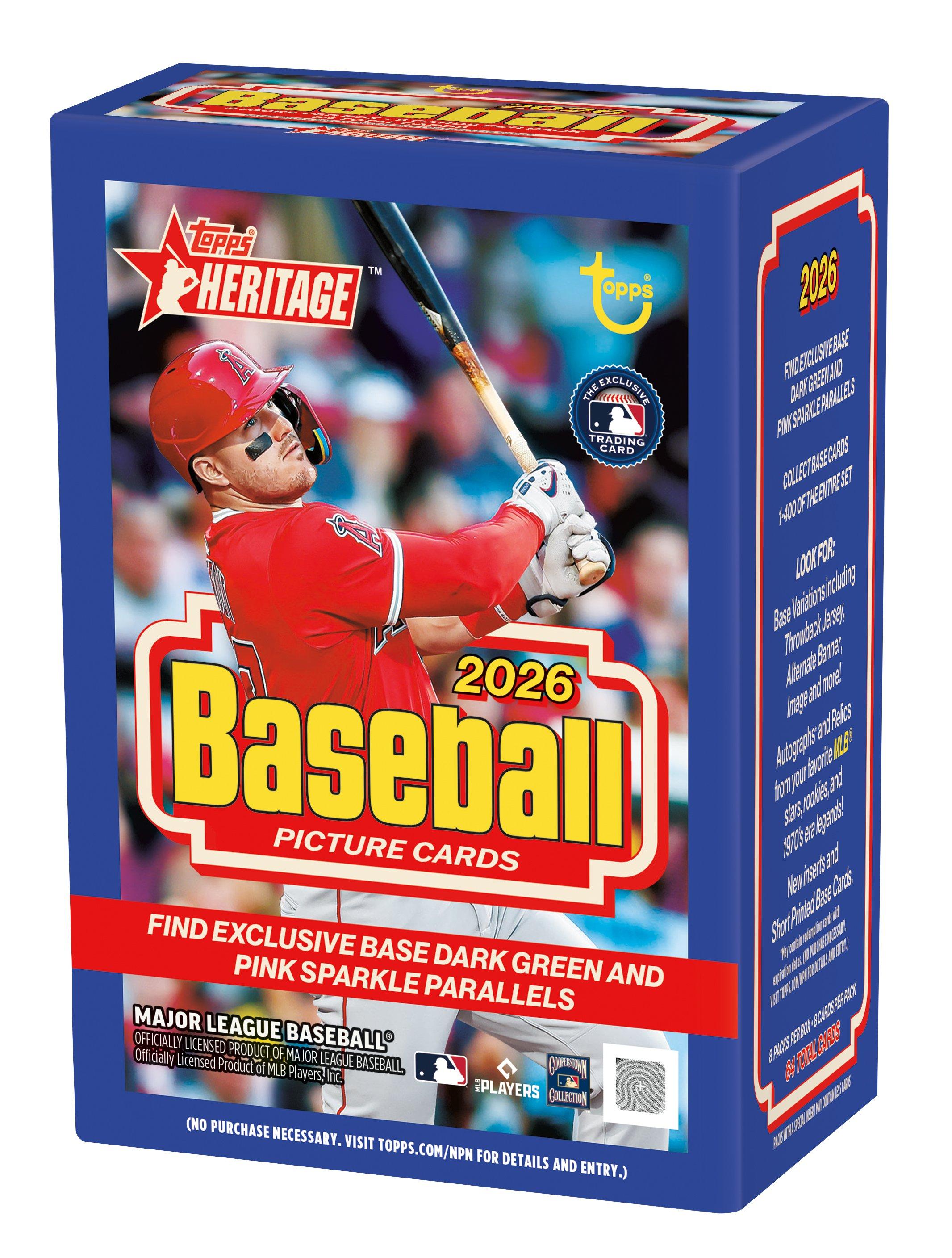 2026 Topps MLB Heritage Baseball Value Box | GameStop