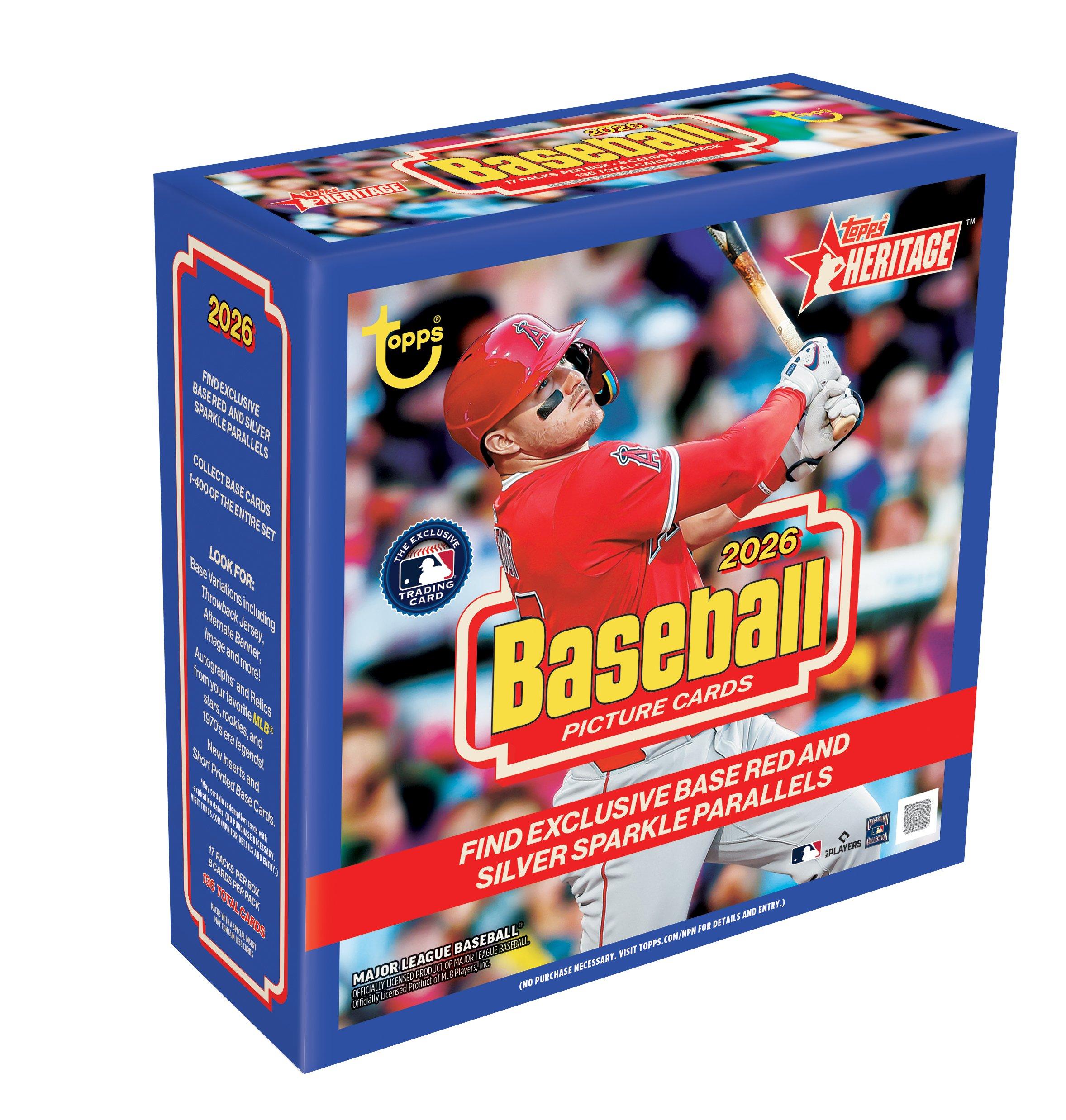 2026 Topps MLB Heritage Baseball Mega Box | GameStop