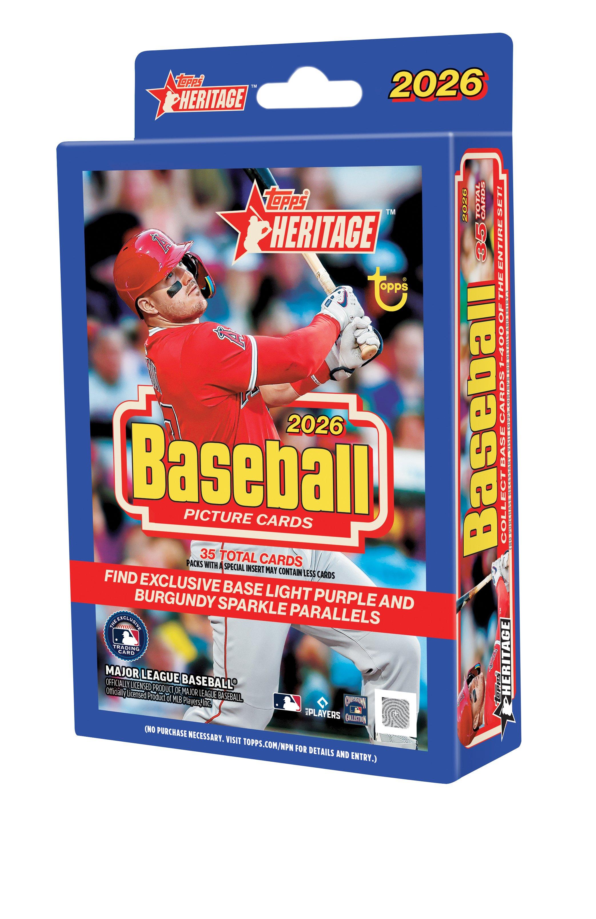 2026 Topps MLB Heritage Baseball Hanger Box | GameStop