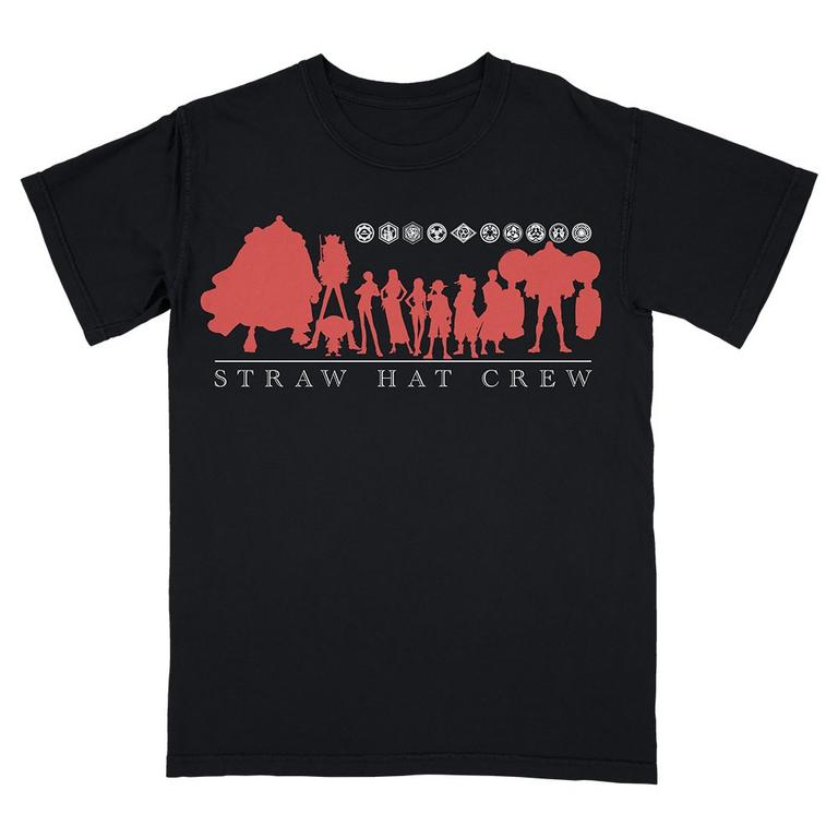 One Piece Straw Hat Crew Double Sided Unisex Graphic T-Shirt GameStop Exclusive