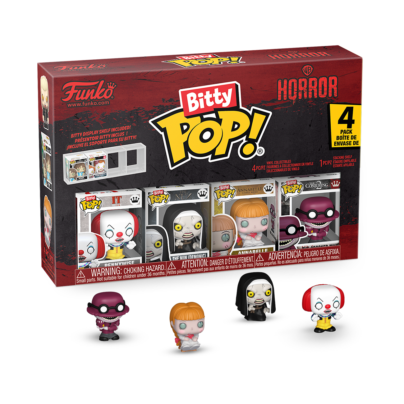 Funko Bitty POP! IT Pennywise Vinyl Figure Set 4-Pack | GameStop