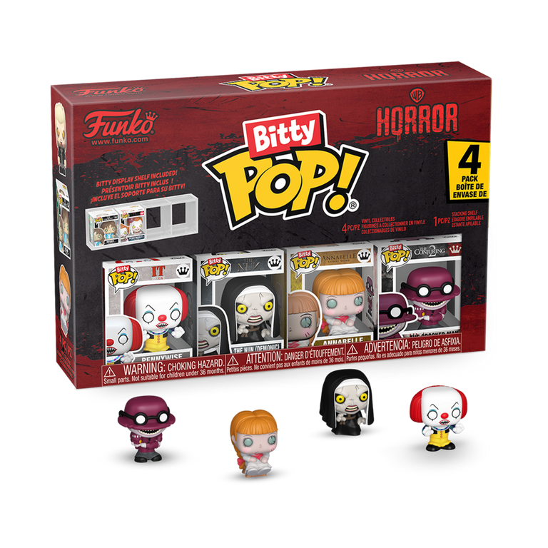 Funko POP! フィギュア 4体セット　IT E.T. インディ Funko Bitty POP! IT Pennywise Vinyl Figure Set 4-Pack | GameStop