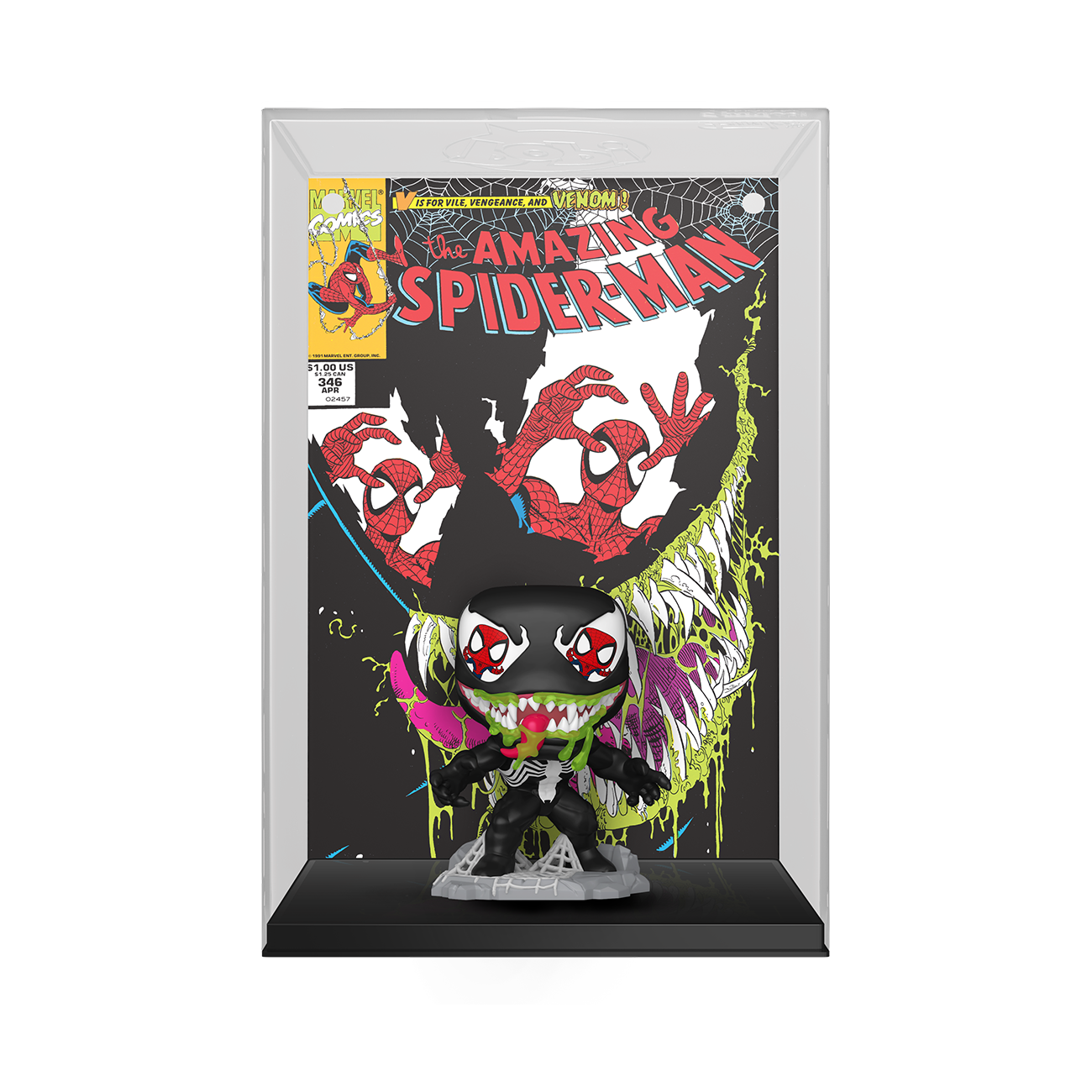 Funko POP! Comic Covers: Spider-Man Venom 4.1Vinyl Figure | GameStop