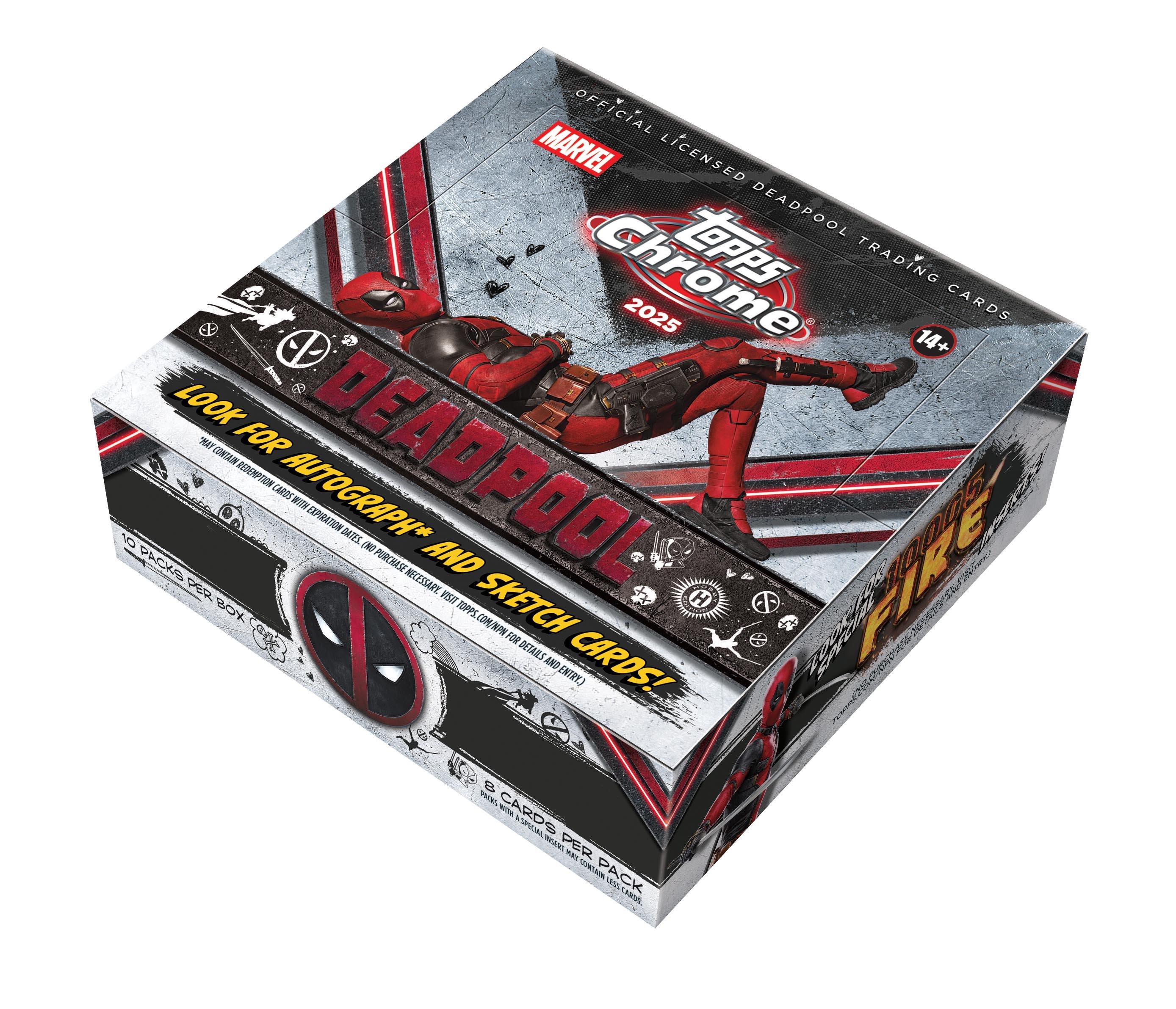 2025 Topps Chrome Deadpool Hobby Box | GameStop