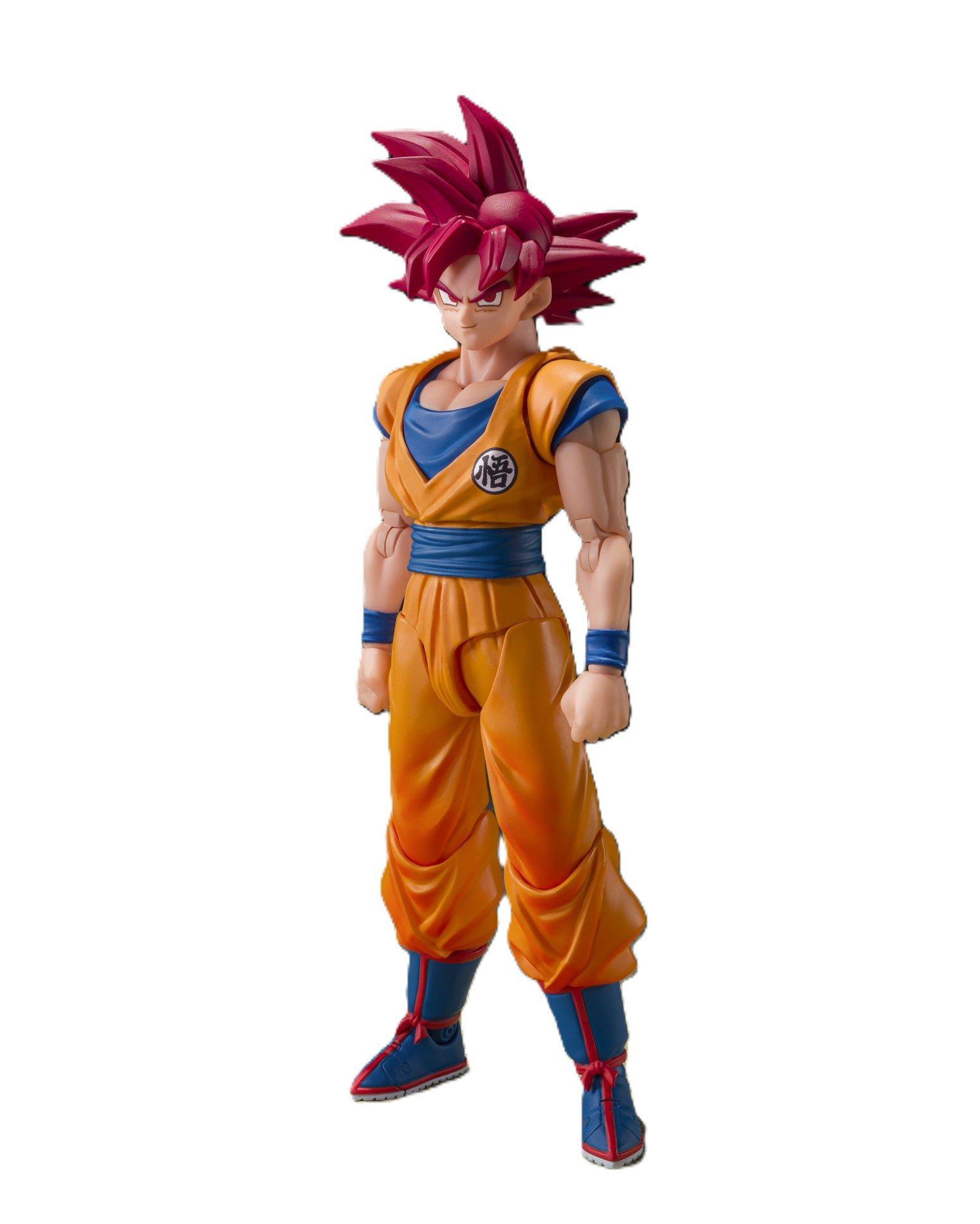 Tamashii Nations Dragon Ball Super S.H.Figuarts Super Saiyan God Son Goku 5.7-in Action Figure