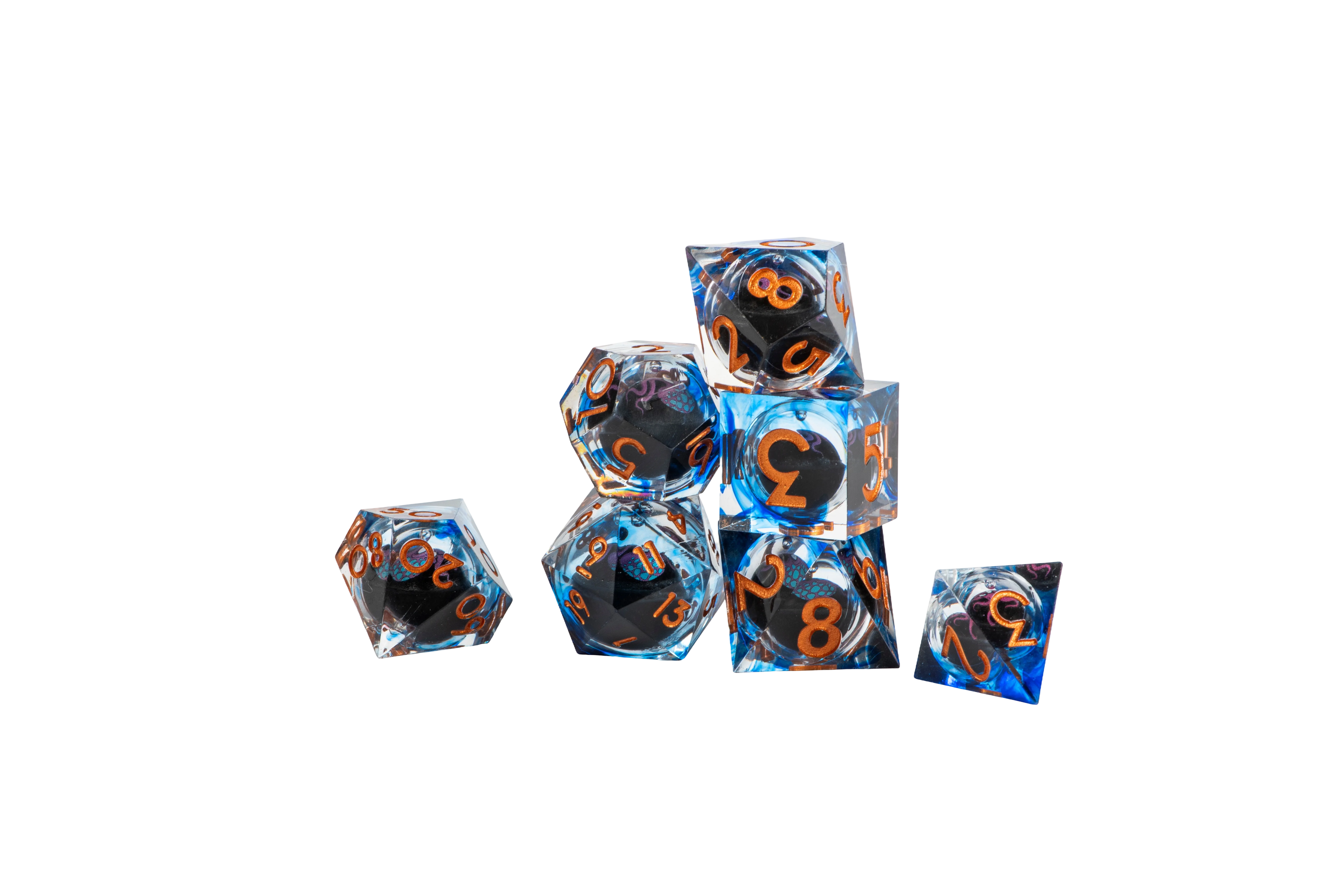 Monsters of the Deep-Kraken-Floating Core Dice Set and Tray GameStop Exclusive