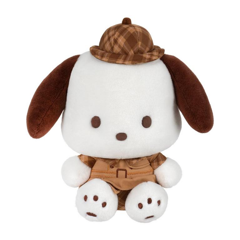Jazwares Hello Kitty Ultra-Premier Pochacco (Trench Coat with Beret) 12-in Plush