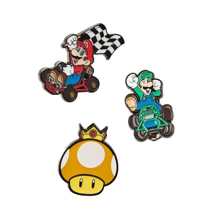 Mario Kart Enamel Pin Set GameStop Exclusive
