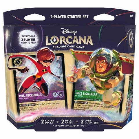 lorcana set 6 starter decks Disney: Lorcana: Azurite Sea Deck Its what you get when a pretty ingenious mind meets one beast of a brain. Disney Lorcana: Azurite Sea Chapter
