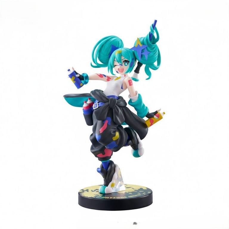 FuRyu Vocaloid Hatsune Miku Muchute Paint Girl (Another Color Version) 9-in Figure