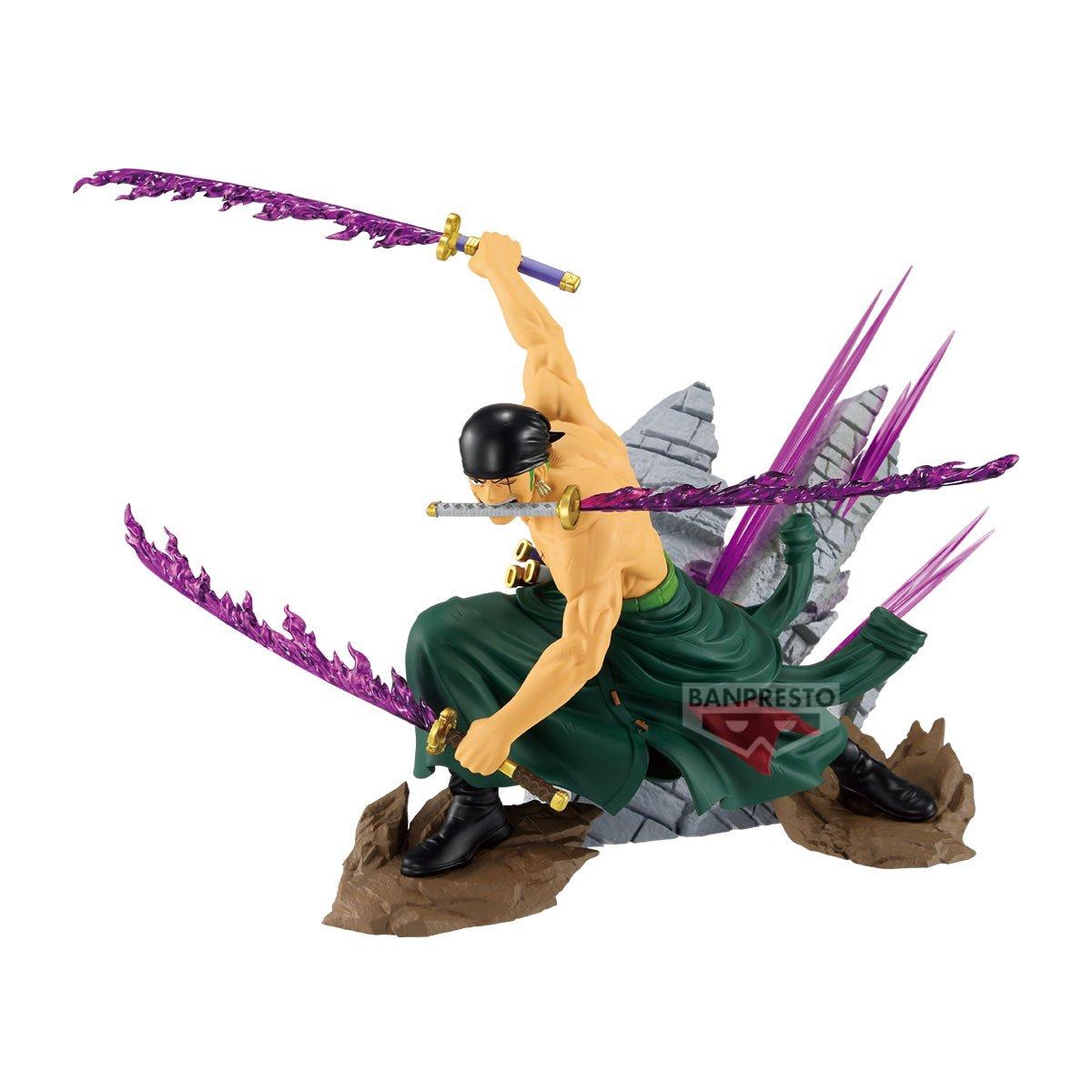 Banpresto One Piece Theorama Soul Roronoa Zoro 8.3-in Figure