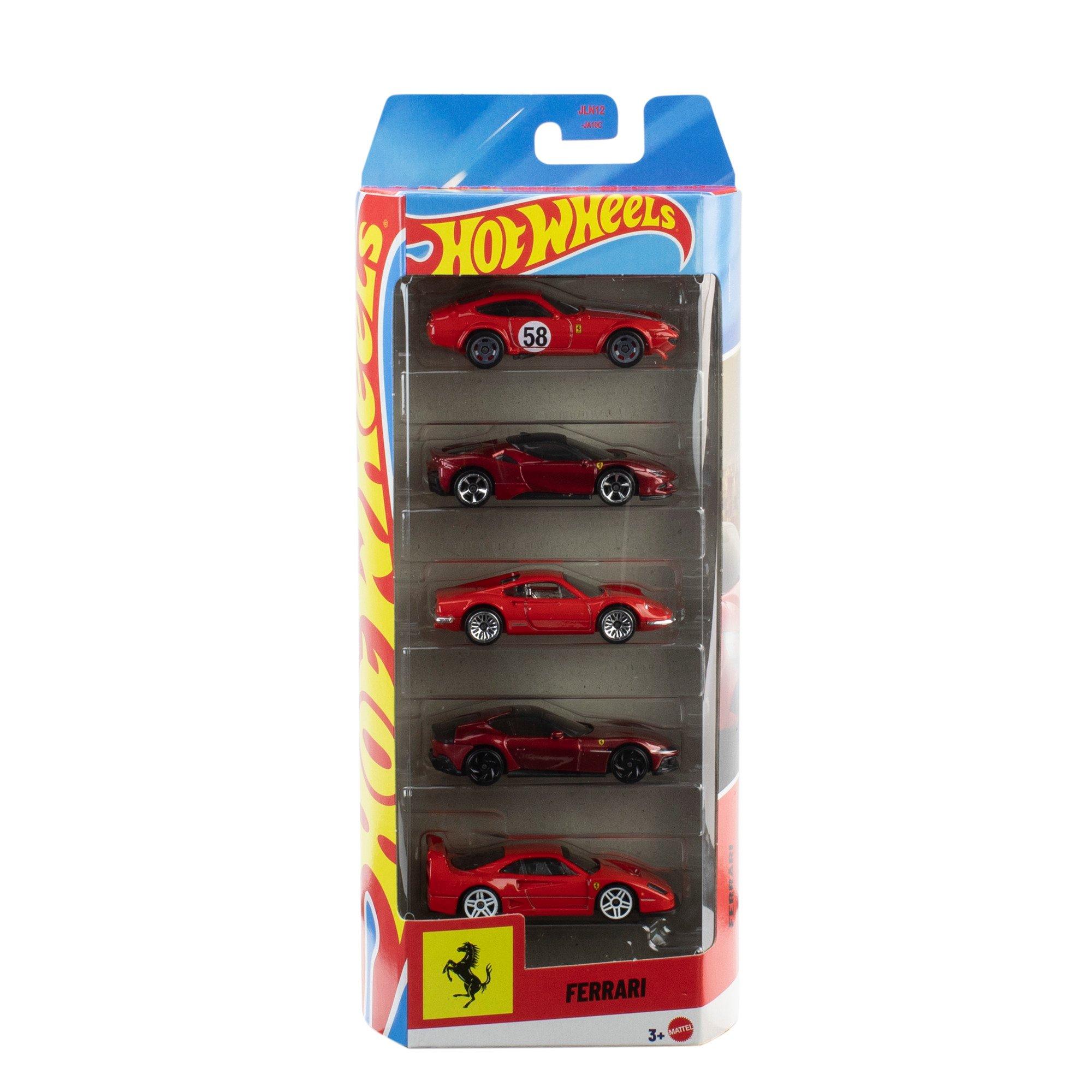ミニカー Hot Wheels Ferrari 5 Pack L8244 Hot Wheels Ferrari Toy Cars Set - 5-Pack | GameStop