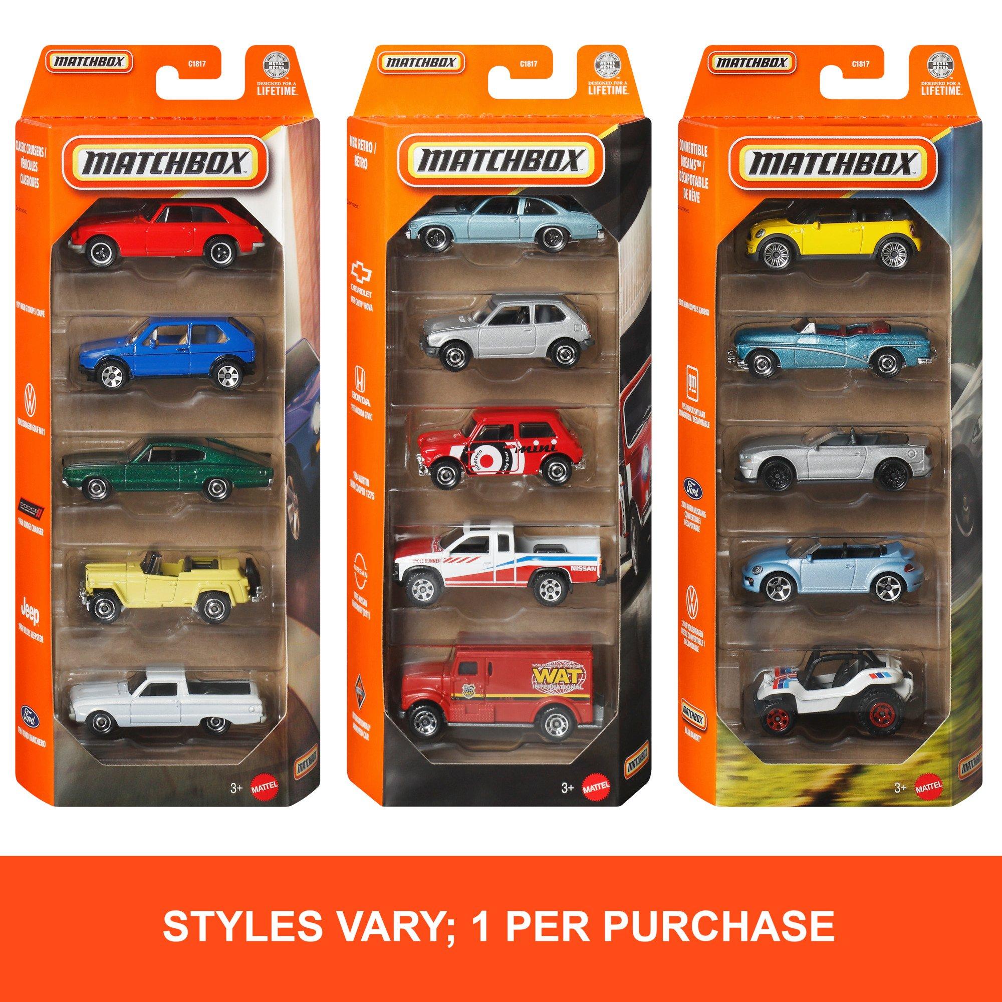 Matchbox Originals ミニカー 4台セット Matchbox 5 Vehicle Assortment (Styles May Vary) | GameStop