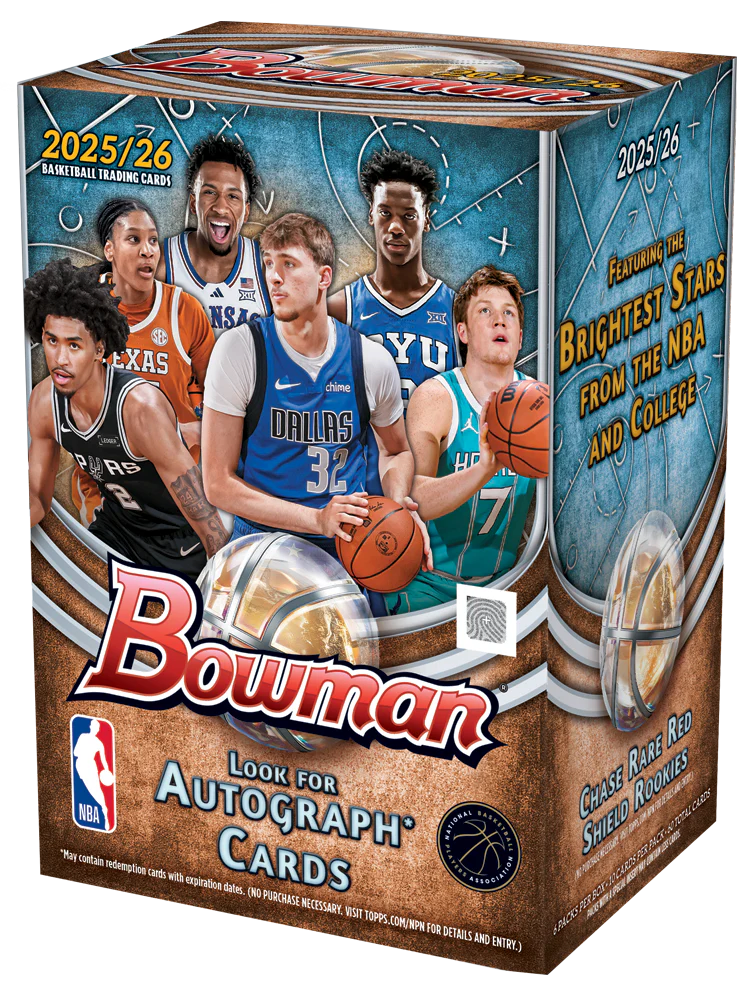 2025-26 Topps NBA Bowman Basketball Value Box
