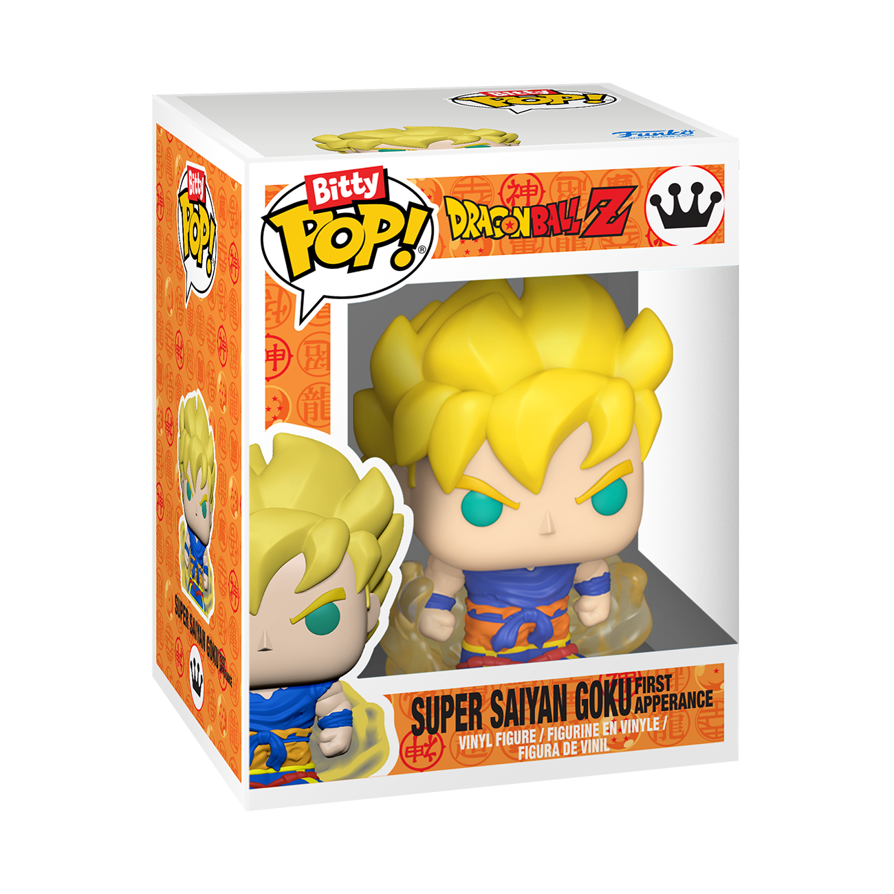Funko Bitty POP Dragon Ball Z Super Saiyan Goku Vinyl Figure with Keychain