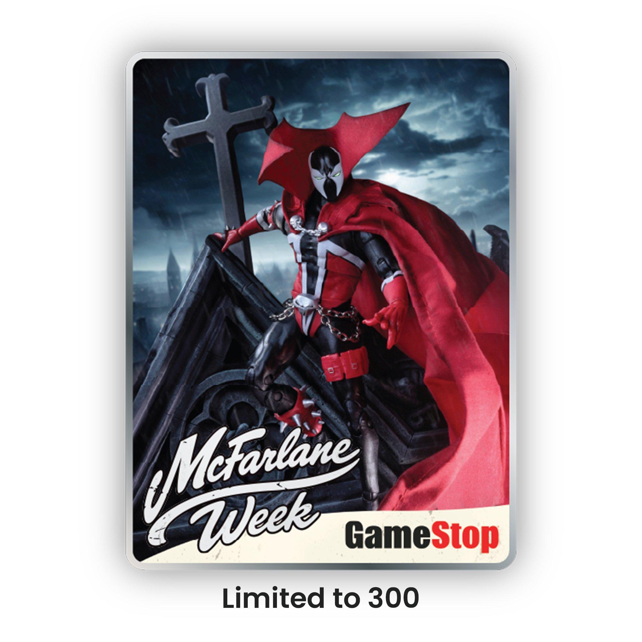 McFarlane Elite Edition Spawn Toy Photography 3D Metal Pin GameStop Exclusive