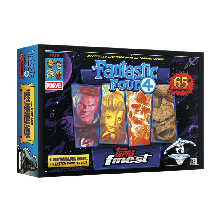 2026 Topps Finest Fantastic Four 64th Anniversary Box Set
