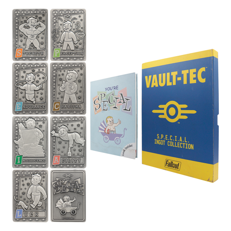 Fallout SPECIAL Perk Card Ingot Collectors Album