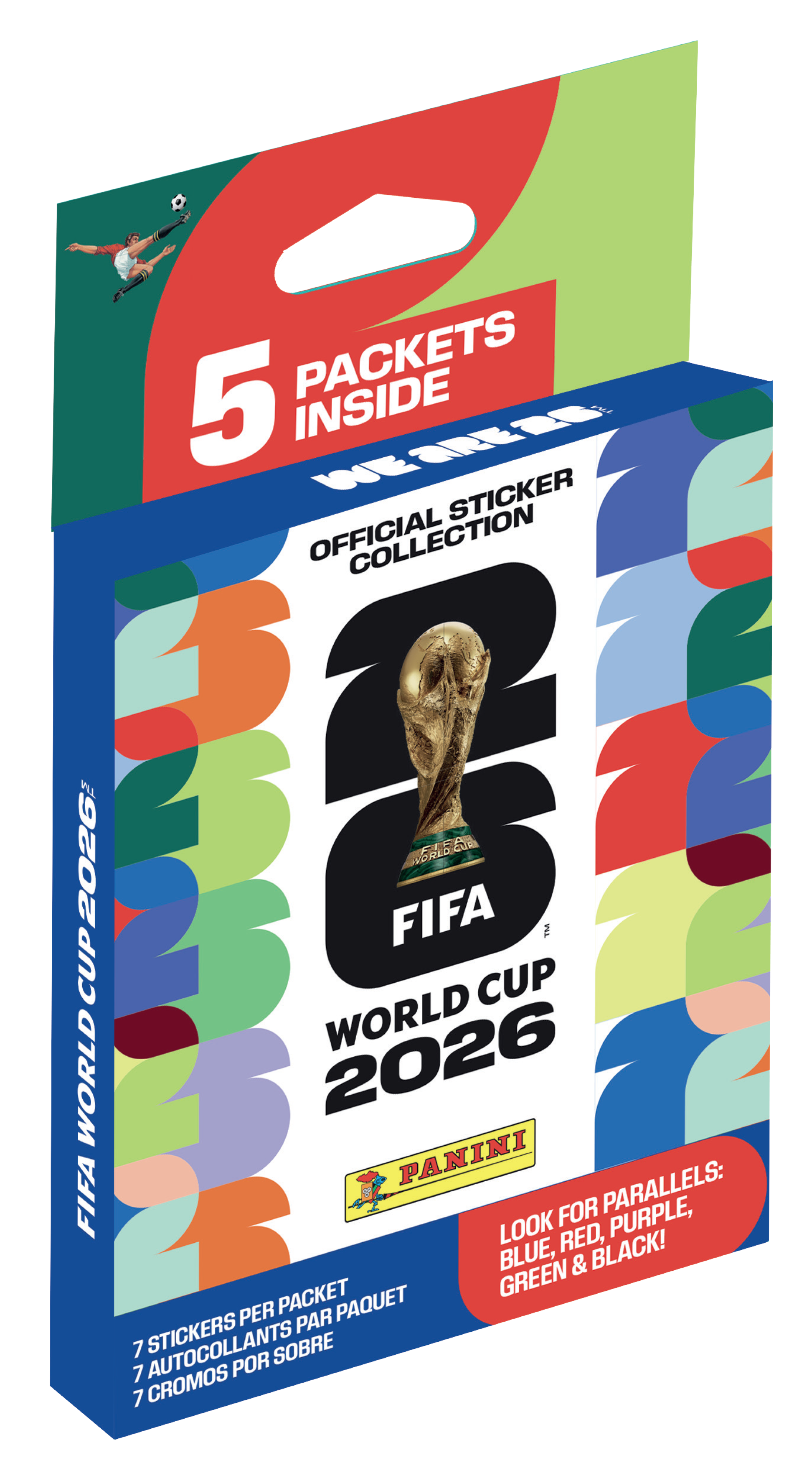 Panini 2026 World Cup EcoBlister Sticker Collection (5-Pack