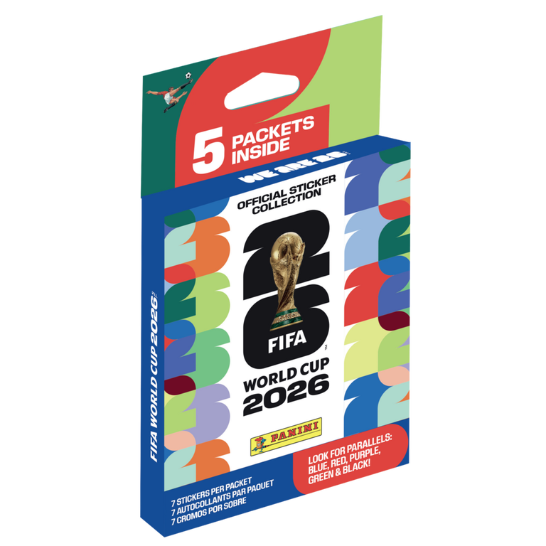 Panini 2026 World Cup EcoBlister Sticker Collection (5-Pack)