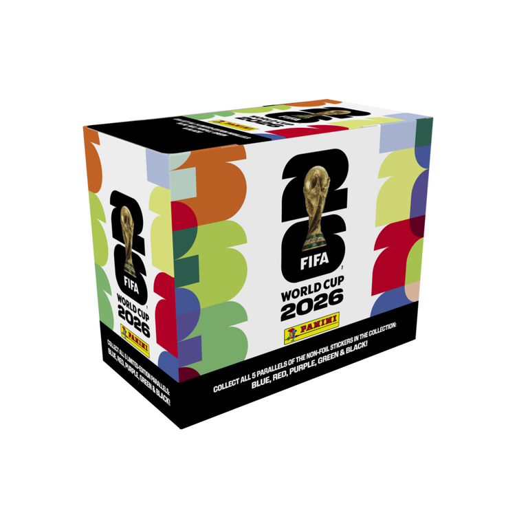 2026 Panini World Cup Sticker Collection 25-Pack Box - Official FIFA World Cup Stickers