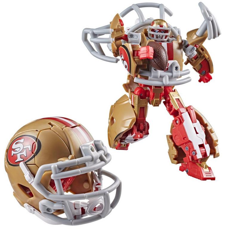 Hasbro Transformers Toys NFL San Francisco 49ers Goldrush 5.5-in Action Figure