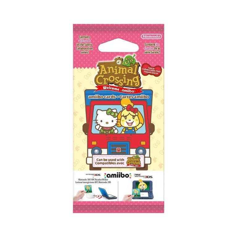 Animal Crossing: New Leaf Welcome amiibo - Sanrio Collaboration 6-Card Pack