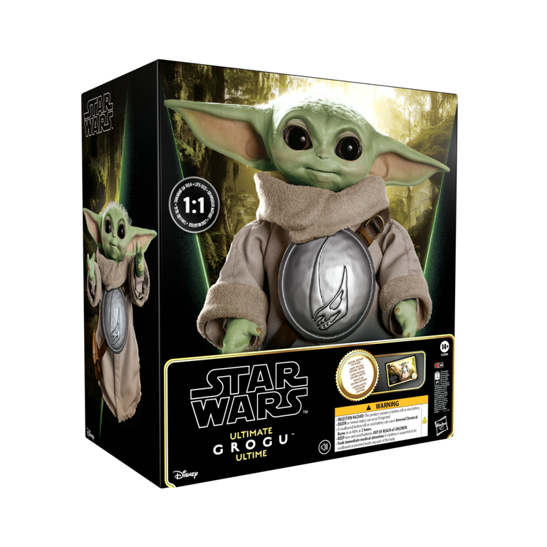 Hasbro Star Wars Ultimate Grogu Premium Animatronic 14.6-in Limited Edition Life-Size Replica (Premium Packaging)