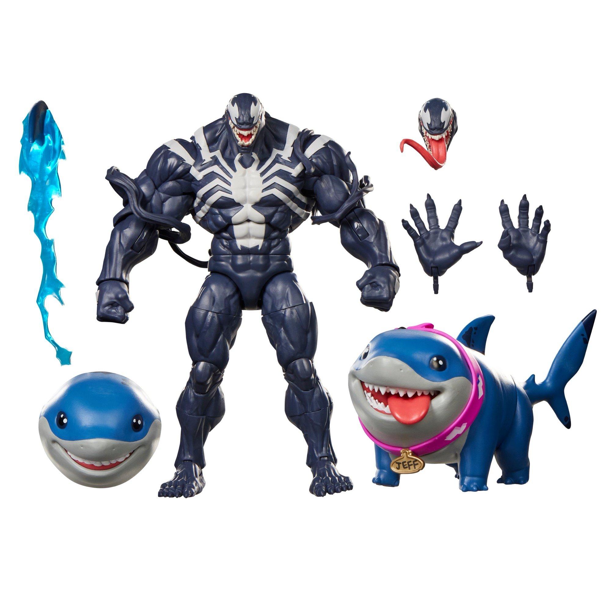 Hasbro Marvel Legends Series Marvel Rivals Venom and Jeff the Land Shark 6-in Action Figure Set
