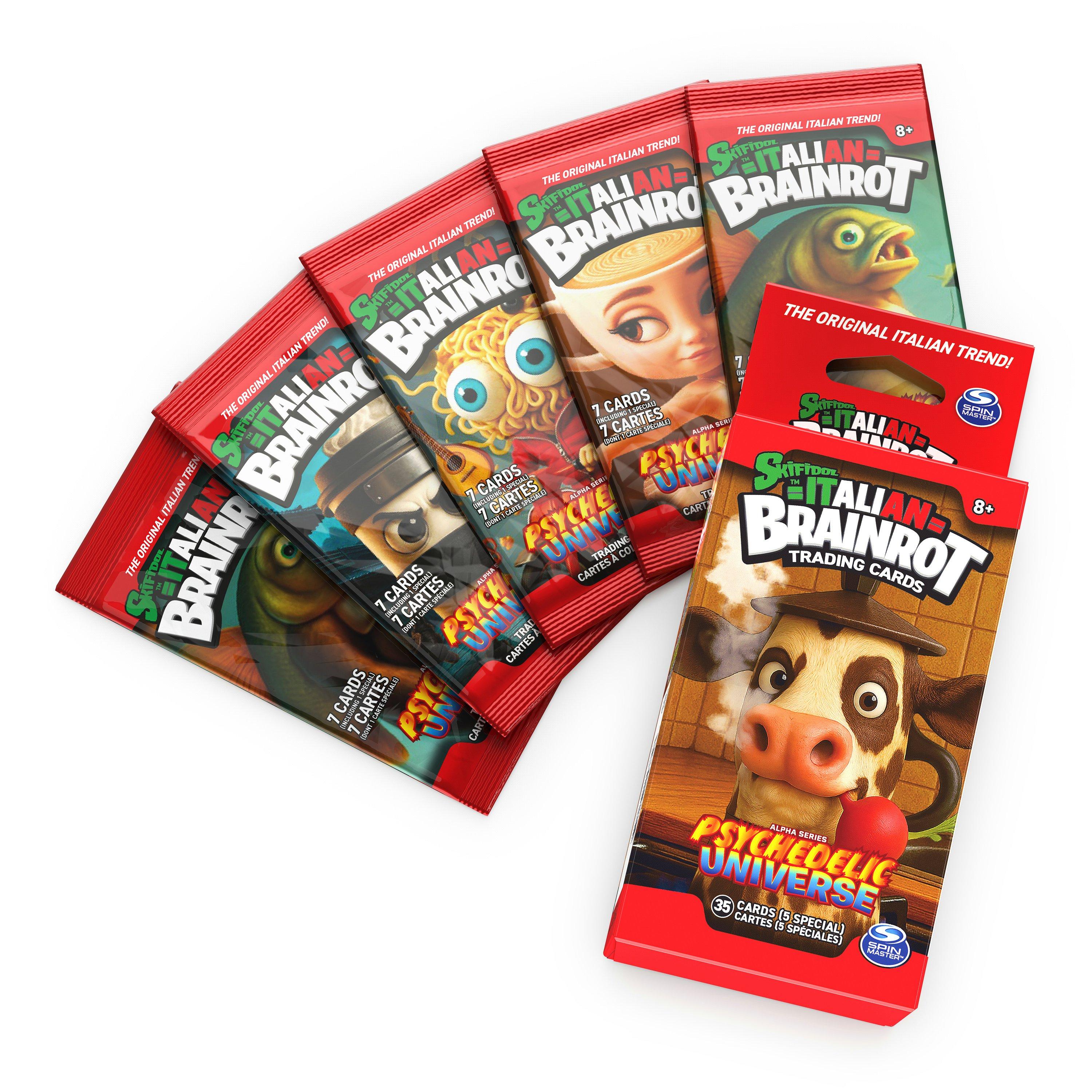 Italian Brainrot Trading Card Game Psychedelic Universe Booster Pack - 5-Pack