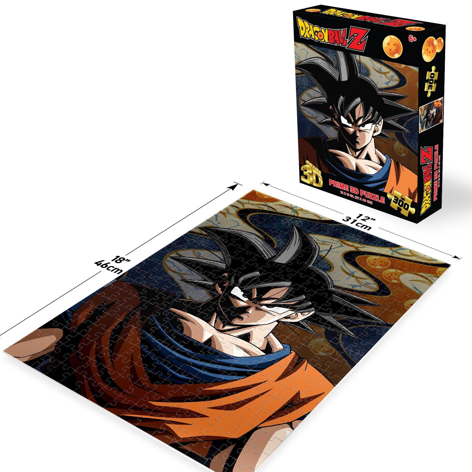 Dragon Ball Z Goku 18x12-in 300 Piece 3D Lenticular Puzzle