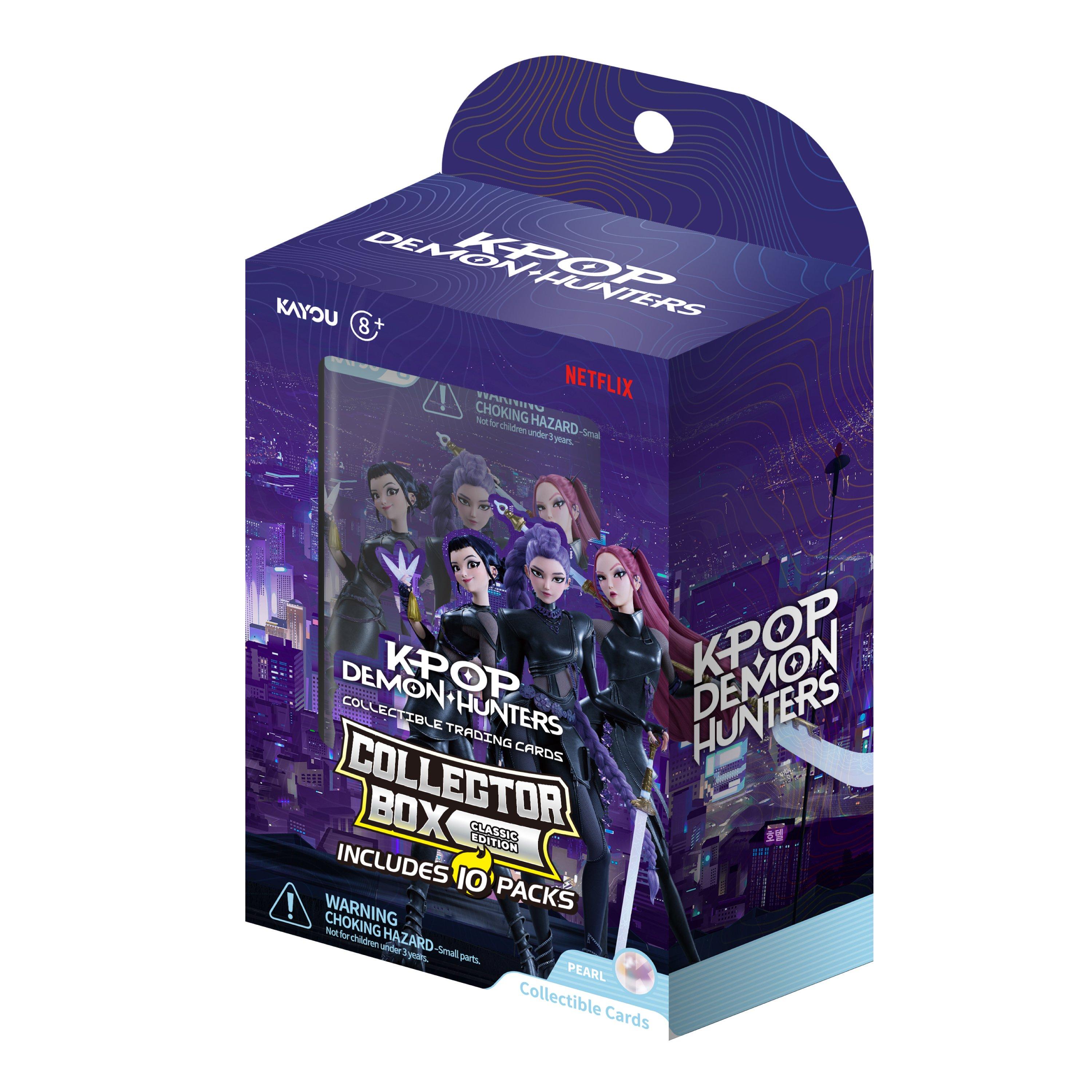 KPop Demon Hunters Collectible Trading Cards Collector Box Classic