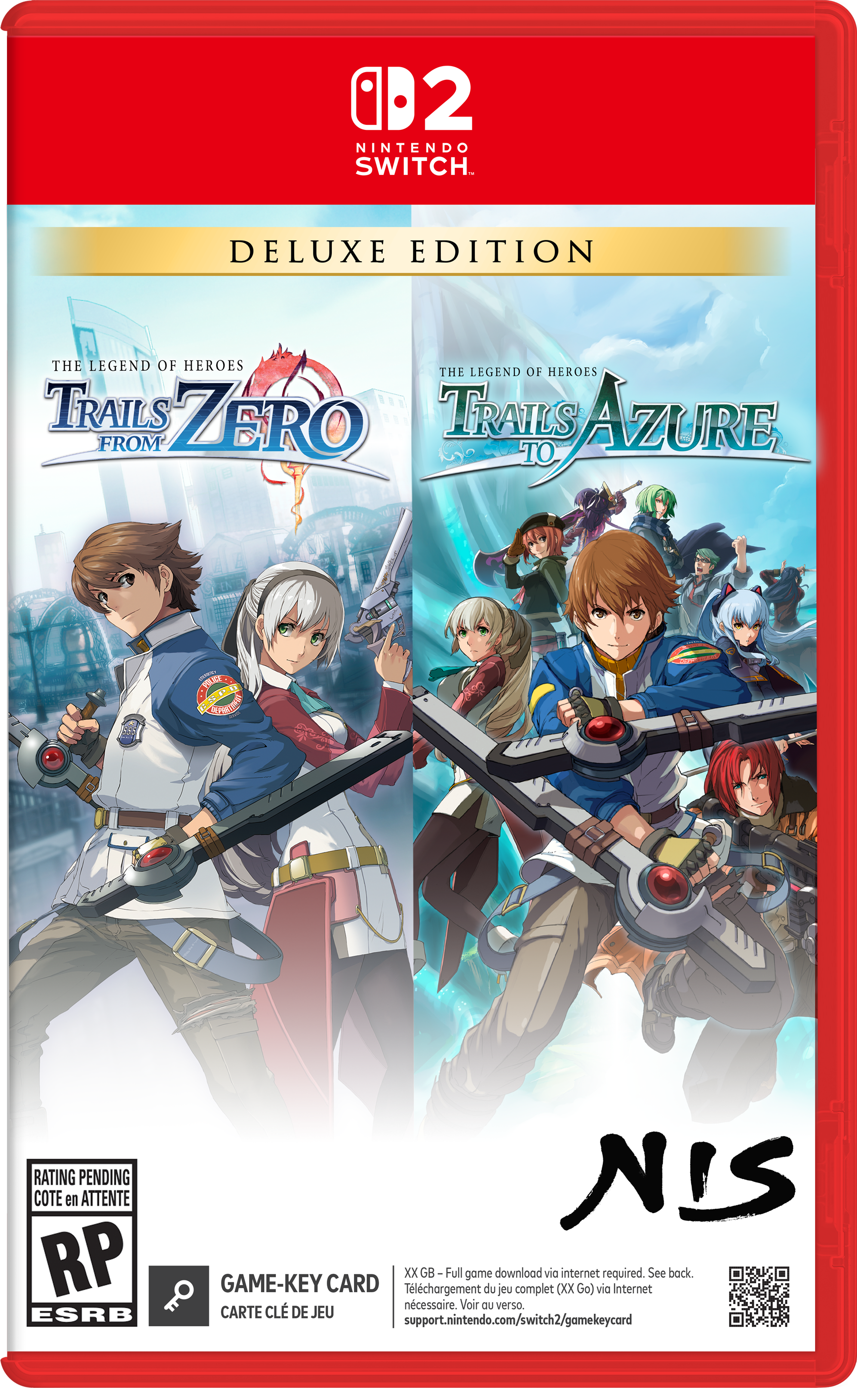 Nintendo Switch Namco games chronicle The Legend of Heroes: Trails from Zero and The Legend of Heroes