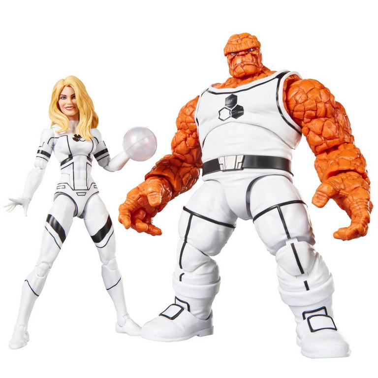 Hasbro Marvel Legends Series Fantastic Four Future Foundation The Thing and Invisible Woman 6-in Action Figure Set