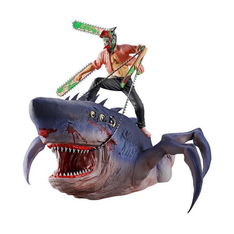Bandai Chainsaw Man - The Movie: Reze Arc Mega Impact Ichibansho Chainsaw Man and Beam (The Movie Second) 9.1-in Figure