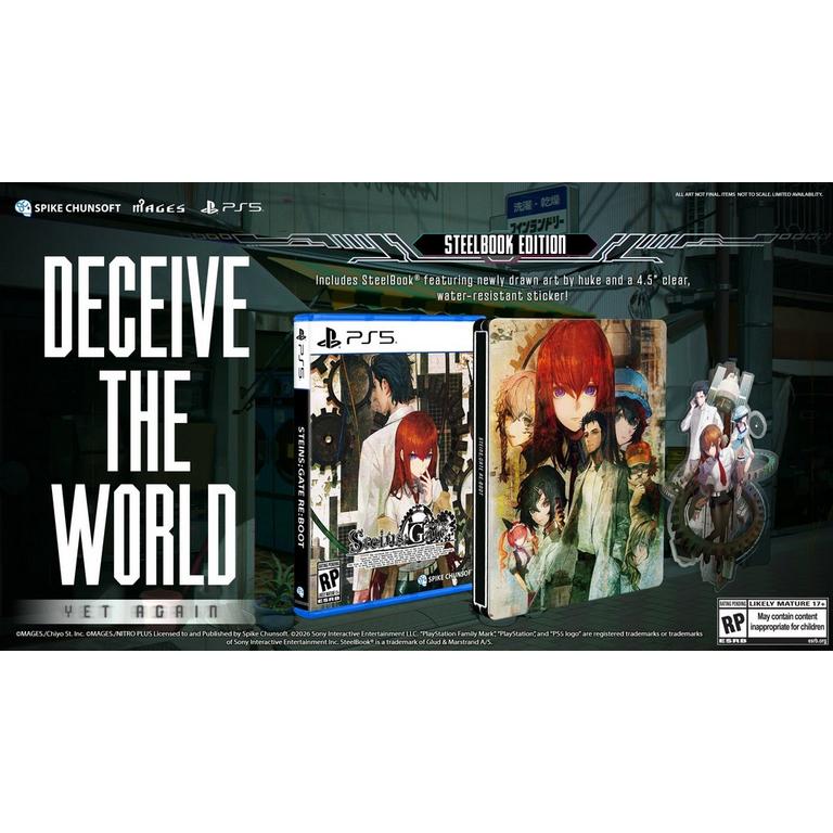 STEINS;GATE RE:BOOT: SteelBook Edition - PlayStation 5 - Pre-Order