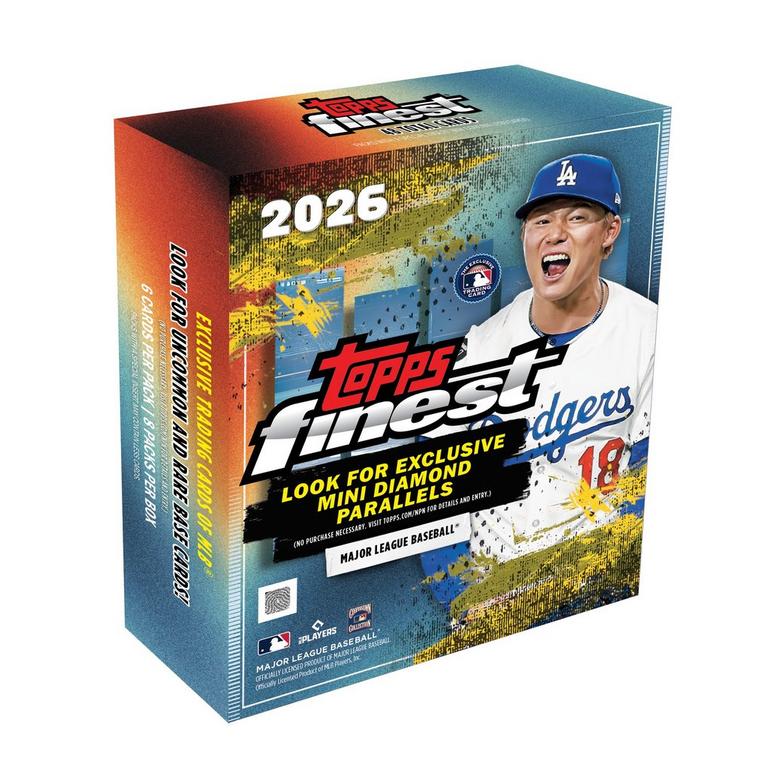 2026 Topps Finest MLB Baseball Mega Box