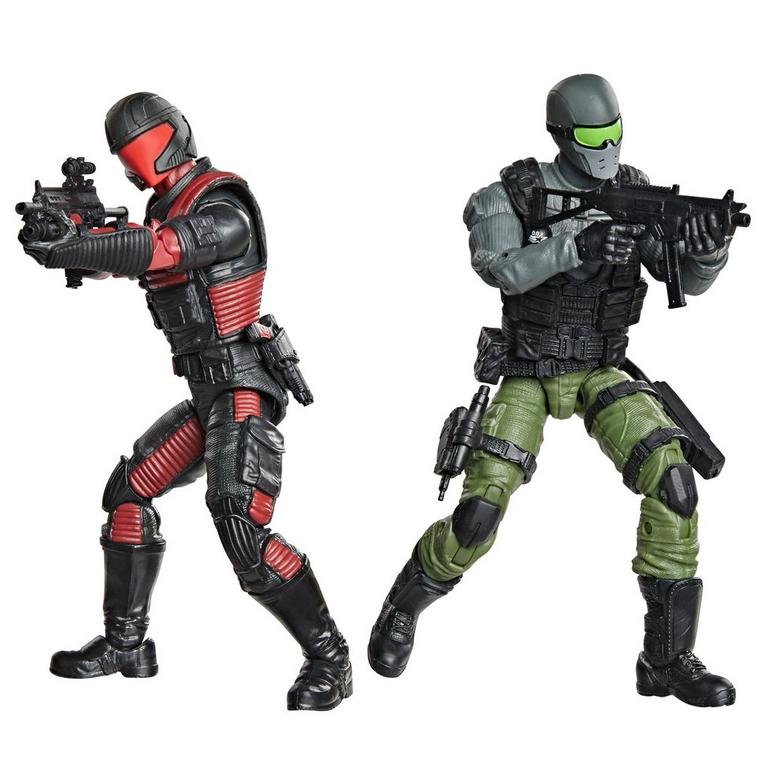 Hasbro G.I. Joe Classified Series Snake Eyes and Varmint ATV Vs. Stealth Flight Pod Action Figure Set Plus Vehicles
