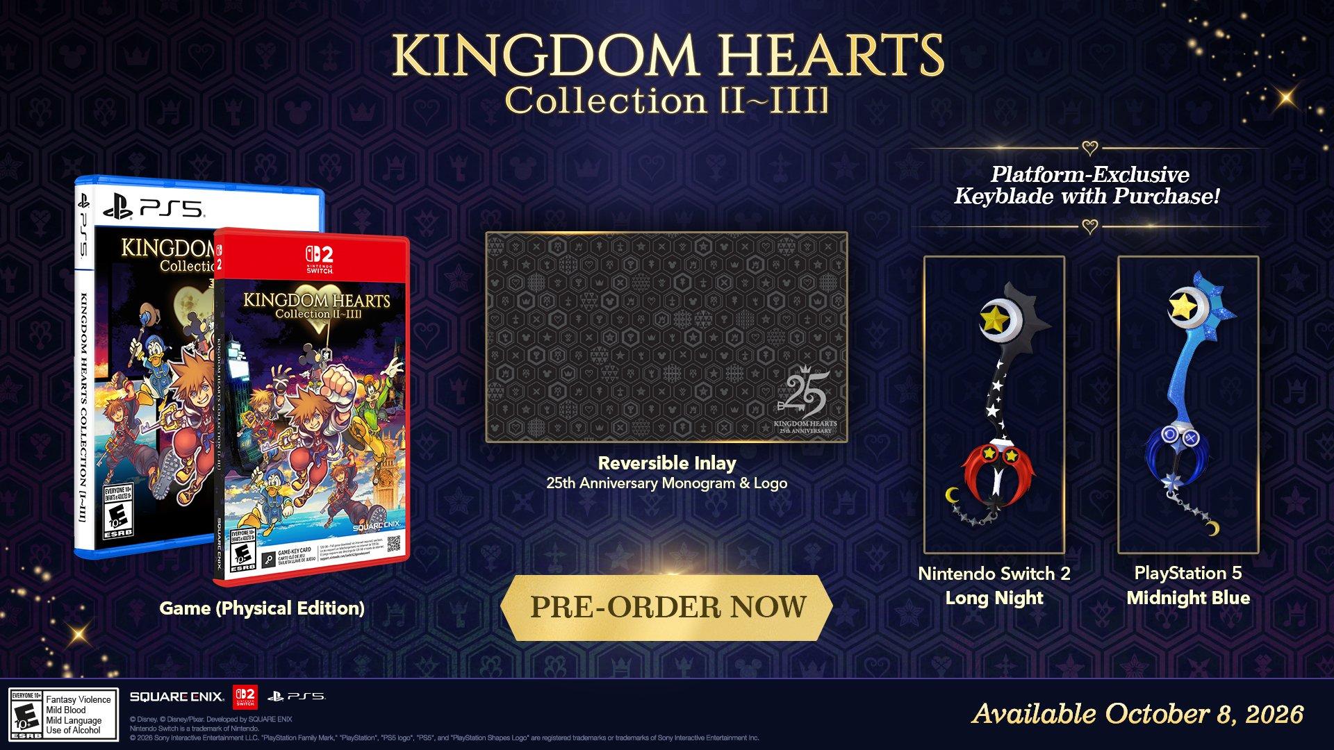 KINGDOM HEARTS Collection I–III - Nintendo Switch 2 - Pre-Order