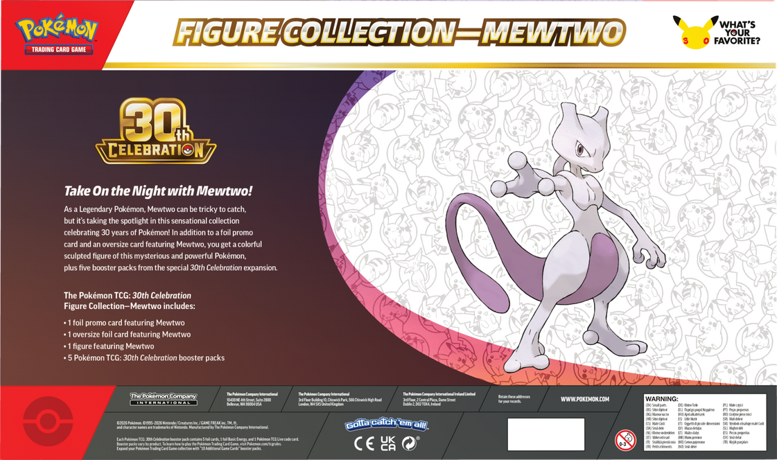 pokemon card figures PREORDER NOVEMBER 2026) TCG 30th Celebration 30C Figure Colle Galactic Toys & Collectibles box collectible. Unboxing: Pokmon TCG - Mega