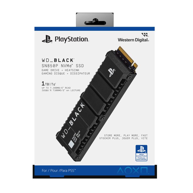 【新品】WD_BLACK SN850 2TB ヒートシンク搭載 PS5対応モデル Sandisk WD_BLACK 2TB SN850P SSD Game Drive with HeatSink for