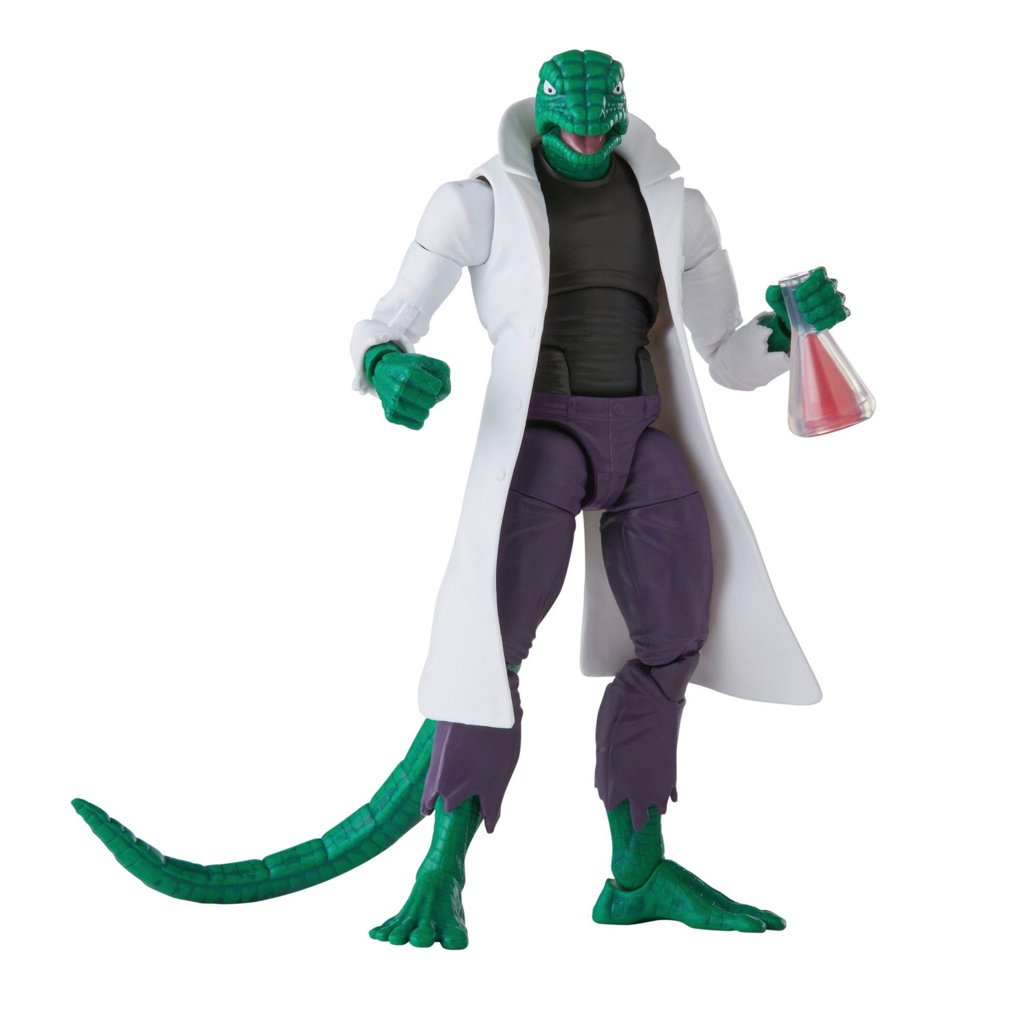 Hasbro Marvel Legends Series Spider-Man Lizard Retro 6-in Action Figure